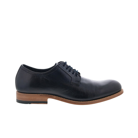 Johnston & Murphy 24-7009 Mens Black Oxfords & Lace Ups Plain Toe Shoes