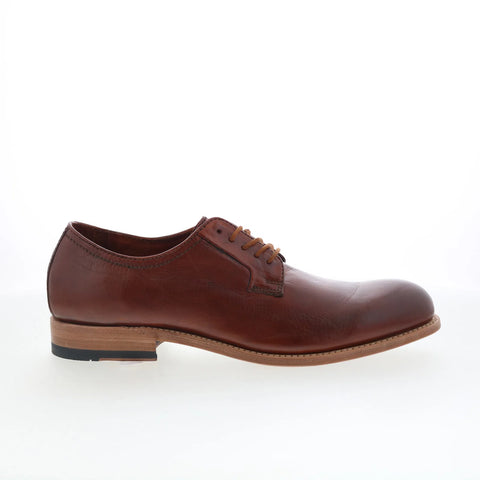 Johnston & Murphy 24-7016 Mens Brown Oxfords & Lace Ups Plain Toe Shoes
