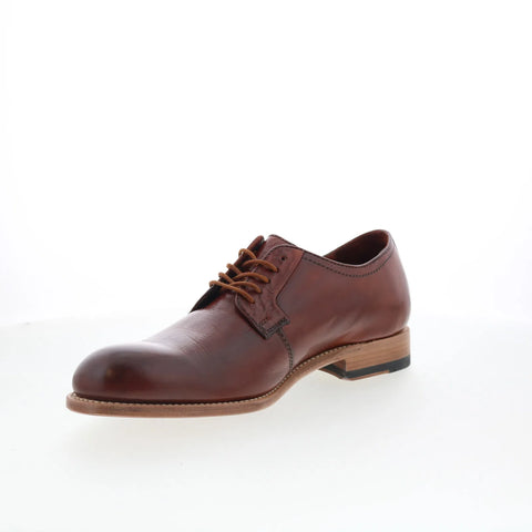 Johnston & Murphy 24-7016 Mens Brown Oxfords & Lace Ups Plain Toe Shoes