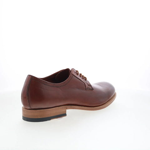 Johnston & Murphy 24-7016 Mens Brown Oxfords & Lace Ups Plain Toe Shoes