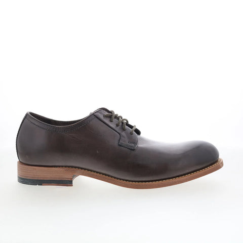 Johnston & Murphy 24-7017 Mens Gray Oxfords & Lace Ups Plain Toe Shoes