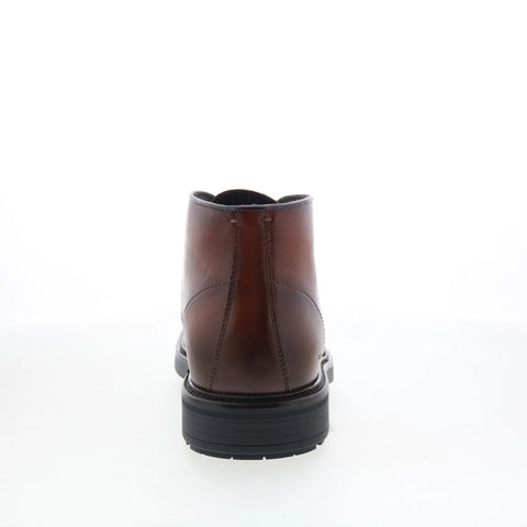 Johnston & Murphy 24-7124 Mens Brown Leather Lace Up Chukkas Boots