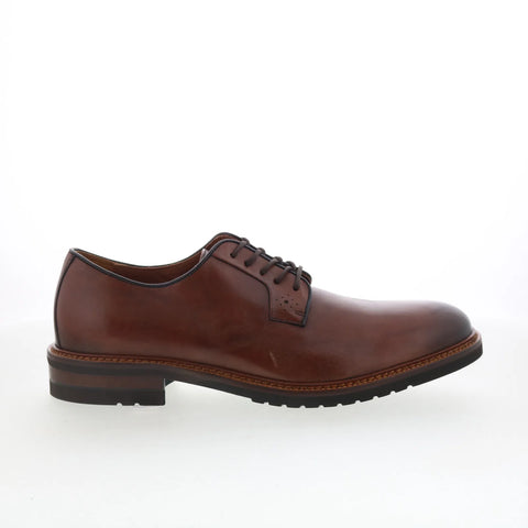Johnston & Murphy 24-7130 Mens Brown Oxfords & Lace Ups Plain Toe Shoes