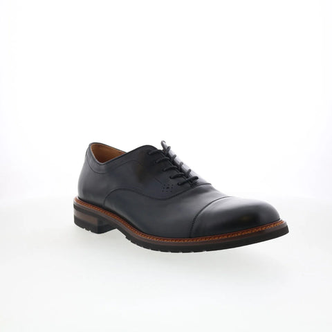 Johnston & Murphy 24-7135 Mens Black Oxfords & Lace Ups Cap Toe Shoes