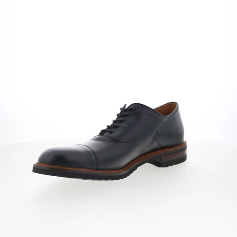Johnston & Murphy 24-7135 Mens Black Oxfords & Lace Ups Cap Toe Shoes