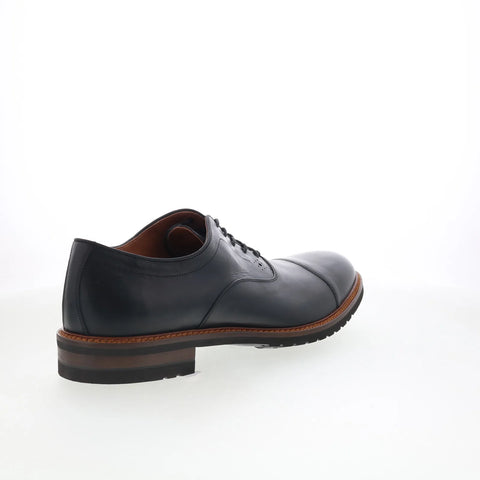 Johnston & Murphy 24-7135 Mens Black Oxfords & Lace Ups Cap Toe Shoes
