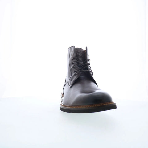 Johnston & Murphy 24-7141 Mens Brown Leather Lace Up Casual Dress Boots