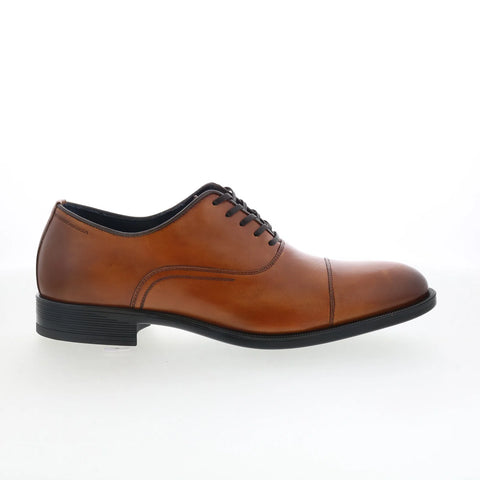 Johnston & Murphy 24-7180 Mens Brown Oxfords & Lace Ups Cap Toe Shoes