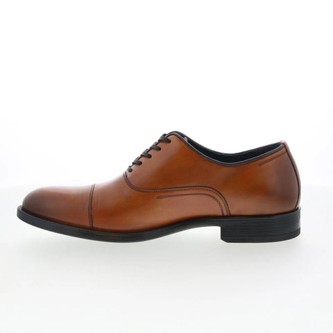 Johnston & Murphy 24-7180 Mens Brown Oxfords & Lace Ups Cap Toe Shoes