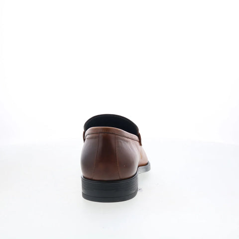 Johnston & Murphy 24-7186 Mens Brown Leather Loafers & Slip Ons Casual Shoes