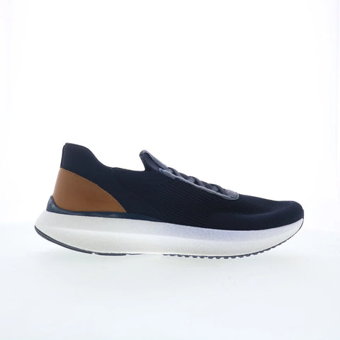 Johnston & Murphy 24-7217 Mens Blue Mesh Slip On Lifestyle Sneakers Shoes