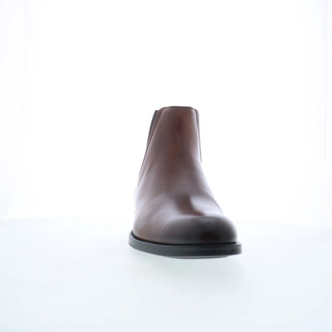 Johnston & Murphy 24-7226 Mens Brown Leather Pull On Chelsea Boots