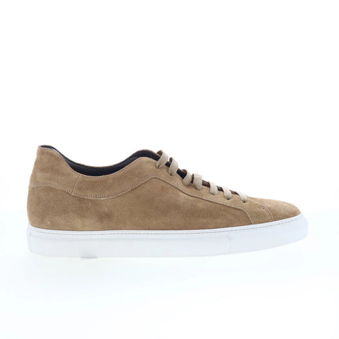 Johnston & Murphy 24-7242 Mens Brown Suede Lace Up Lifestyle Sneakers Shoes