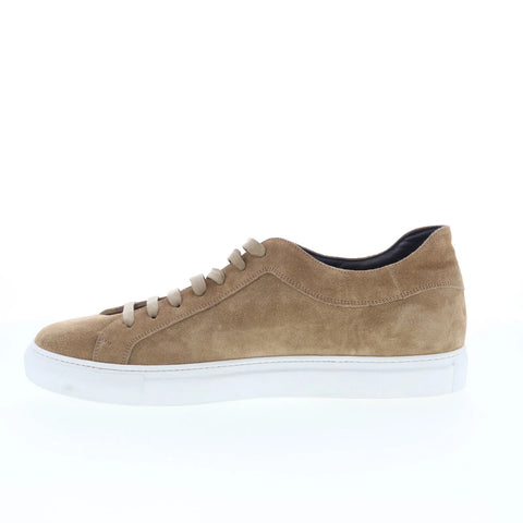 Johnston & Murphy 24-7242 Mens Brown Suede Lace Up Lifestyle Sneakers Shoes