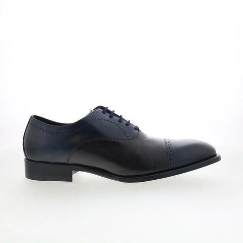 Johnston & Murphy 24-7249 Mens Blue Leather Oxfords & Lace Ups Casual Shoes