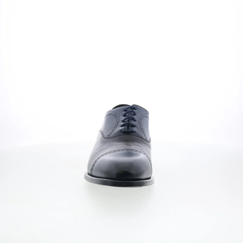 Johnston & Murphy 24-7249 Mens Blue Leather Oxfords & Lace Ups Casual Shoes