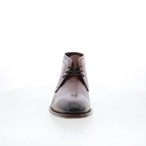 Johnston & Murphy 24-7326 Mens Brown Leather Lace Up Chukkas Boots