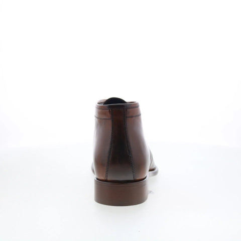 Johnston & Murphy 24-7326 Mens Brown Leather Lace Up Chukkas Boots
