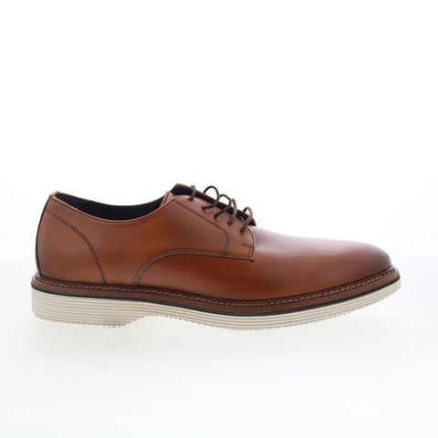 Johnston & Murphy 24-7336 Mens Brown Oxfords & Lace Ups Plain Toe Shoes
