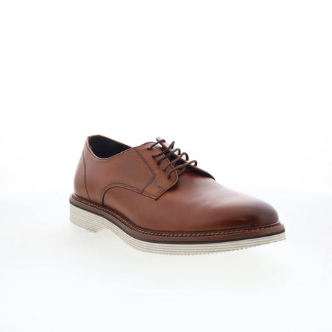 Johnston & Murphy 24-7336 Mens Brown Oxfords & Lace Ups Plain Toe Shoes