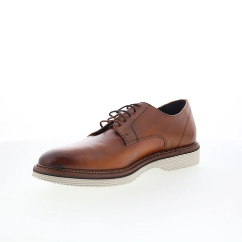 Johnston & Murphy 24-7336 Mens Brown Oxfords & Lace Ups Plain Toe Shoes