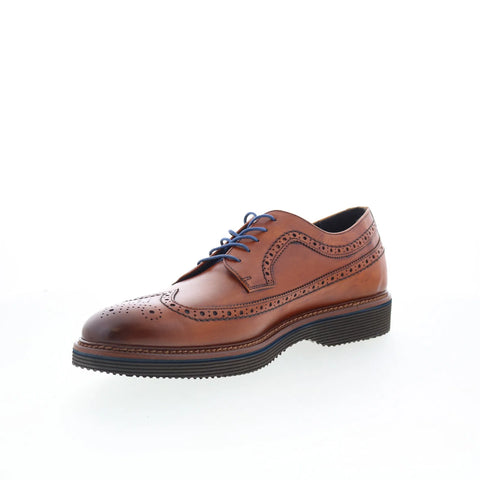 Johnston & Murphy 24-7340 Mens Brown Oxfords Wingtip & Brogue Shoes
