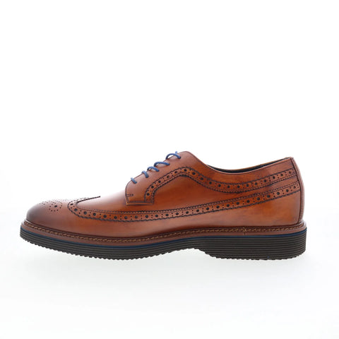 Johnston & Murphy 24-7340 Mens Brown Oxfords Wingtip & Brogue Shoes