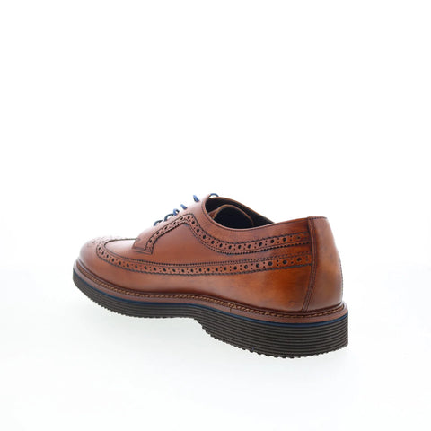Johnston & Murphy 24-7340 Mens Brown Oxfords Wingtip & Brogue Shoes