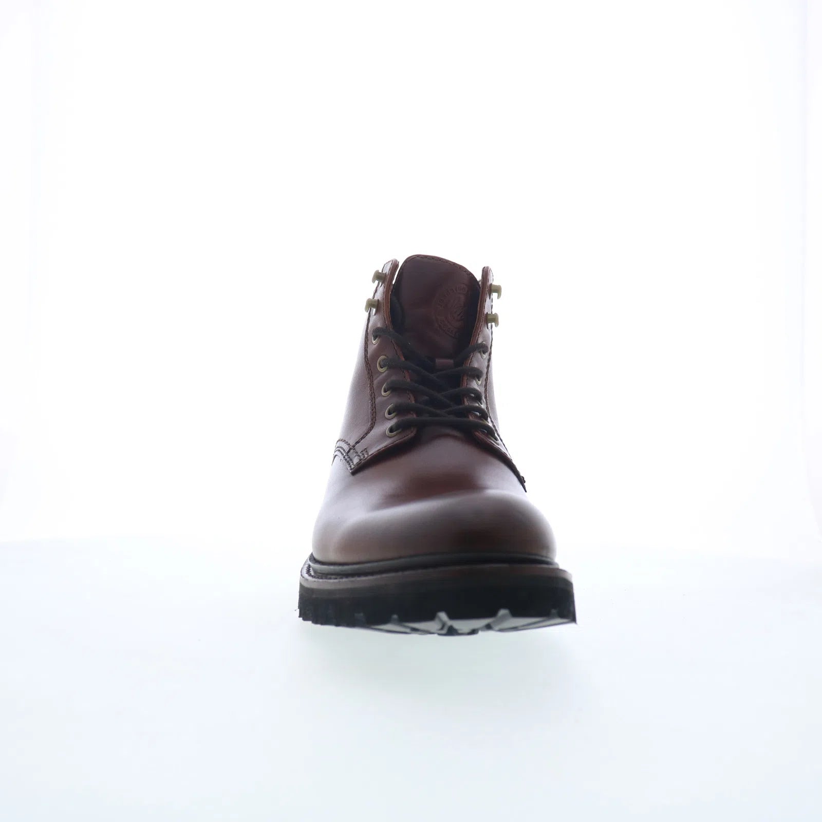 Johnston & Murphy 24-7362 Mens Brown Leather Lace Up Casual Dress Boot