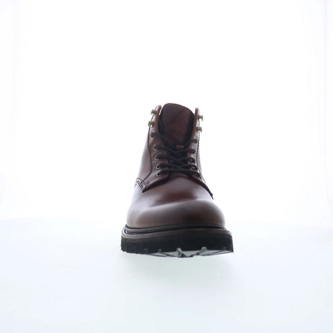 Johnston & Murphy 24-7362 Mens Brown Leather Lace Up Casual Dress Boots