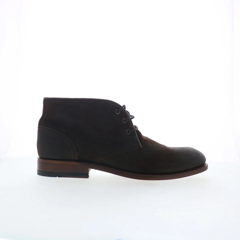 Johnston & Murphy 24-7364 Mens Brown Leather Lace Up Chukkas Boots
