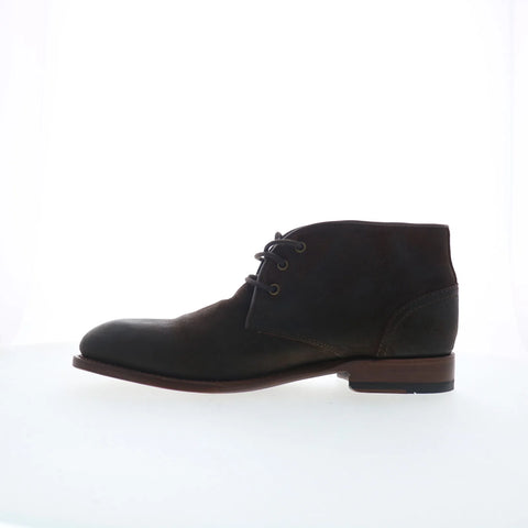 Johnston & Murphy 24-7364 Mens Brown Leather Lace Up Chukkas Boots