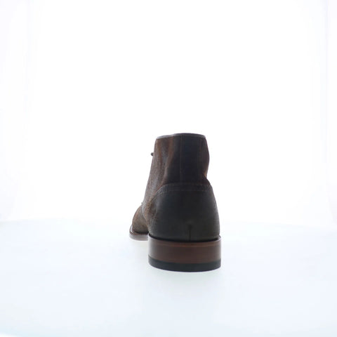 Johnston & Murphy 24-7364 Mens Brown Leather Lace Up Chukkas Boots