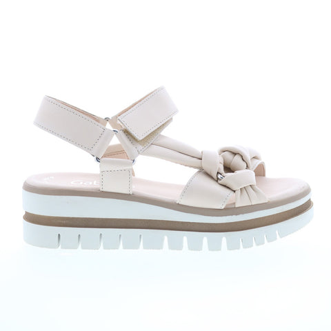 Gabor 24-626-22 Womens Beige Strap Platforms Sandals Shoes