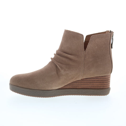 Dansko Stephanie Morel 2417-202300 Womens Brown Suede Ankle & Booties Boots