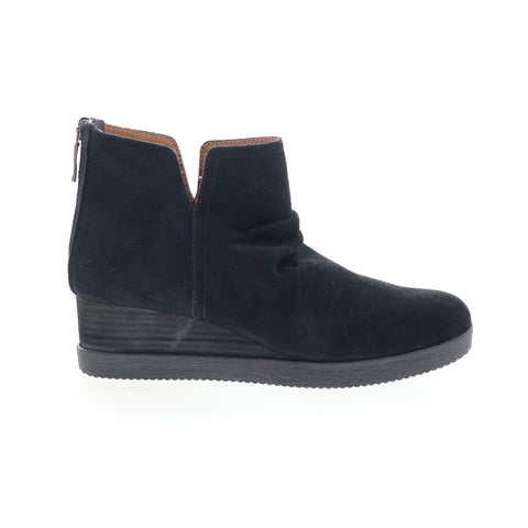 Dansko Stephanie 2417-470200 Womens Black Suede Ankle & Booties Boots
