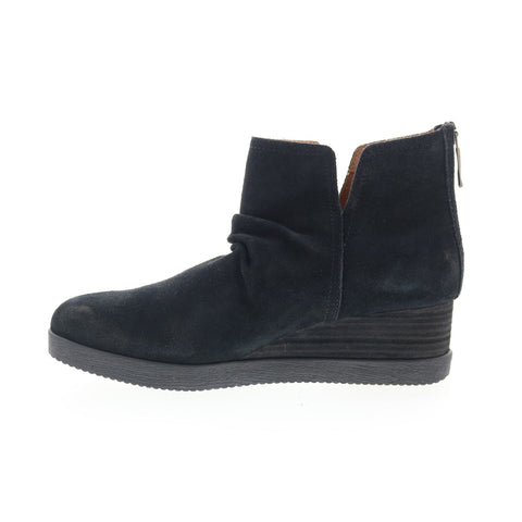 Dansko Stephanie 2417-470200 Womens Black Suede Ankle & Booties Boots