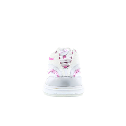 Dexter 242-1219 Womens White Leather Lace Up Athletic Bowling Shoes