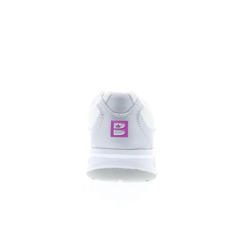 Dexter 242-1219 Womens White Leather Lace Up Athletic Bowling Shoes