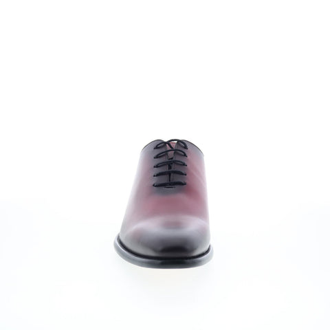Mezlan Cupula Patina Whole-Cut 24358 Mens Burgundy Oxfords Plain Toe Shoes