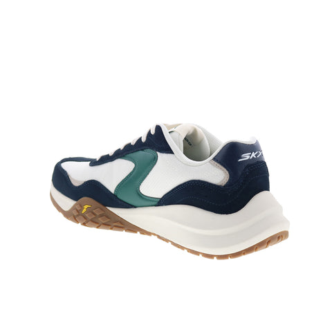Skechers Court Frenz 246107-NVGR Mens Blue Athletic Pickleball Shoes