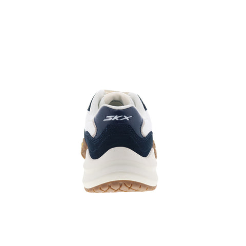 Skechers Court Frenz 246107-NVGR Mens Blue Athletic Pickleball Shoes