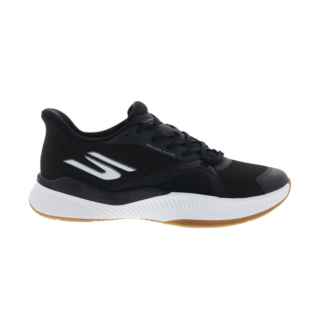 Skechers State Champ 246117-BKW Mens Black Mesh Athletic Pickleball Sh ...