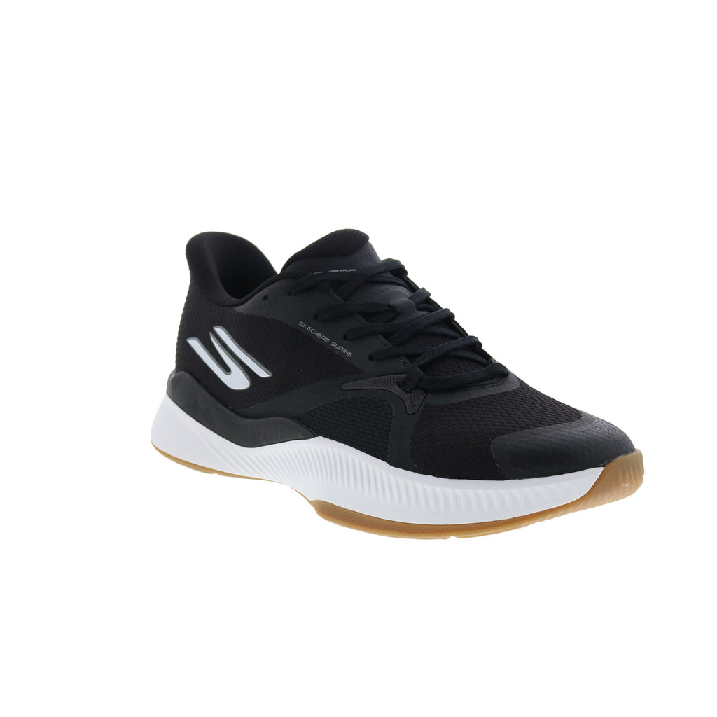 Skechers State Champ 246117-BKW Mens Black Mesh Athletic Pickleball Sh ...