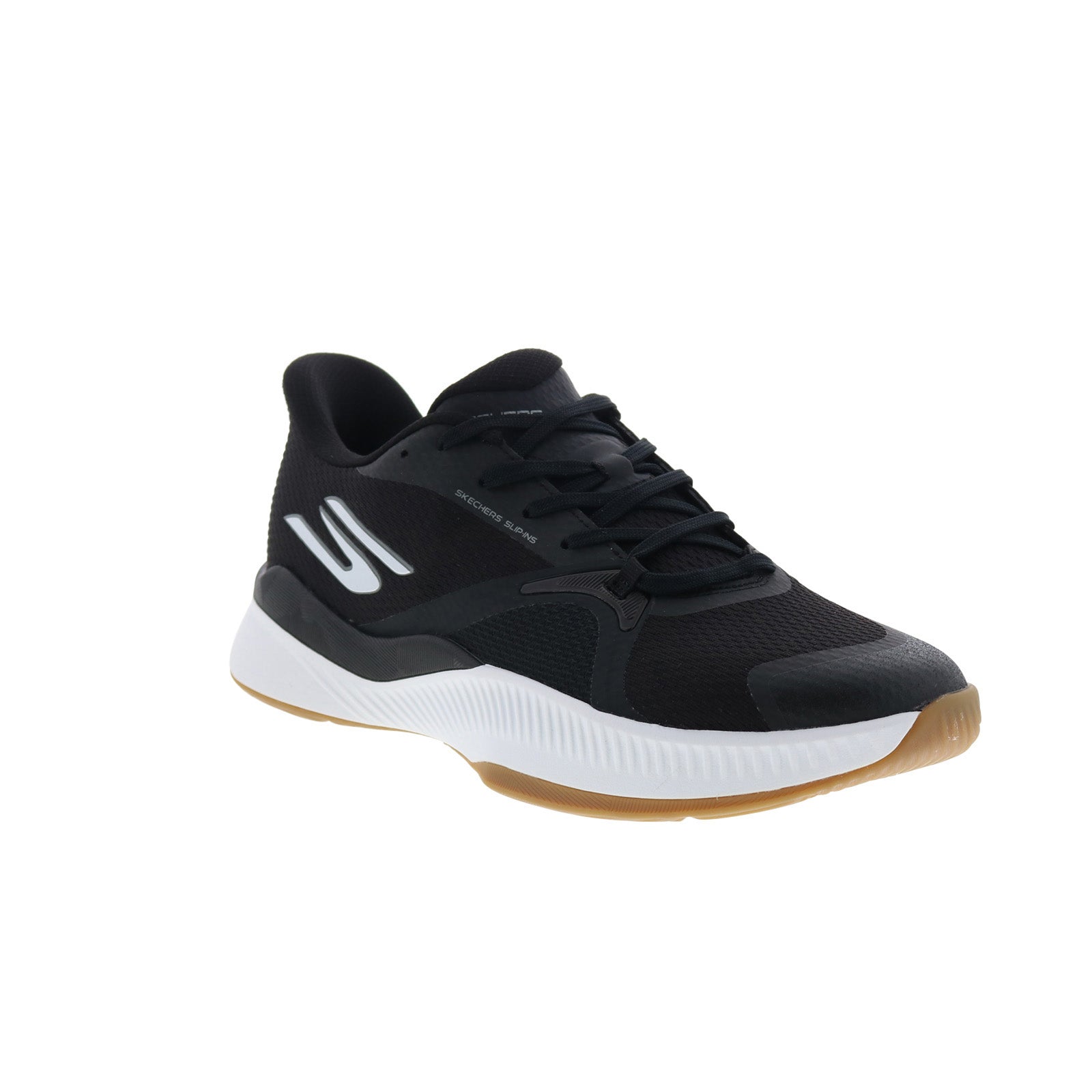Skechers State Champ 246117-BKW Mens Black Mesh Athletic