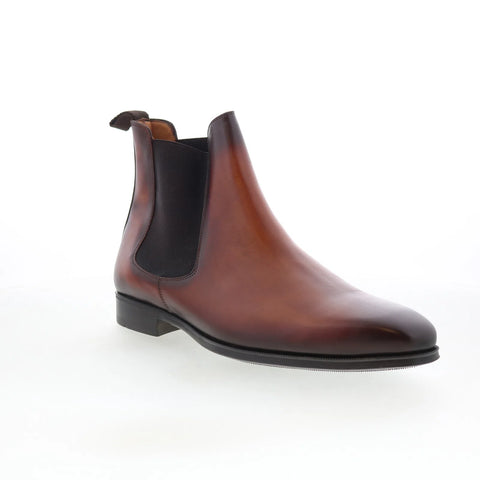 Mezlan 24994 Mens Brown Leather Slip On Chelsea Boots