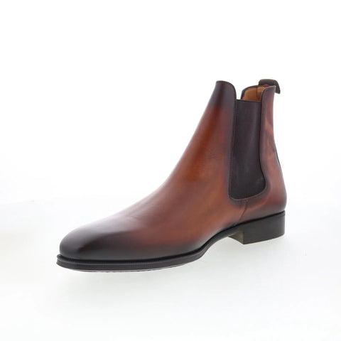 Mezlan 24994 Mens Brown Leather Slip On Chelsea Boots