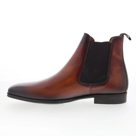 Mezlan 24994 Mens Brown Leather Slip On Chelsea Boots