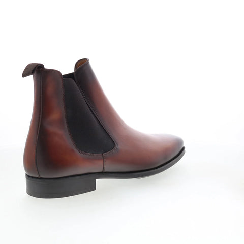 Mezlan 24994 Mens Brown Leather Slip On Chelsea Boots