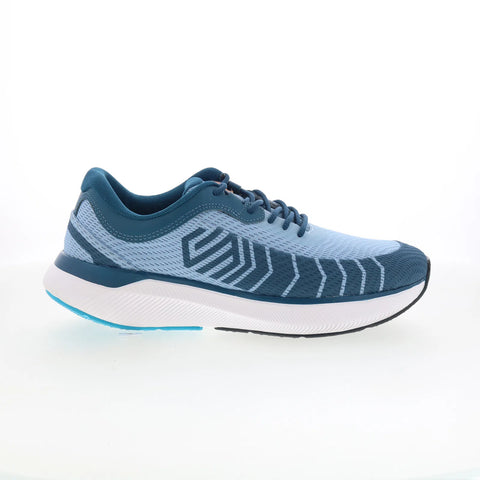 Johnston & Murphy 25-0299 Mens Blue Canvas Lace Up Lifestyle Sneakers Shoes